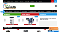 Desktop Screenshot of newcentralairconditioner.com